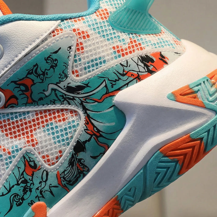 Court-Sneaker mit auffälligem Grafikprint - Seth