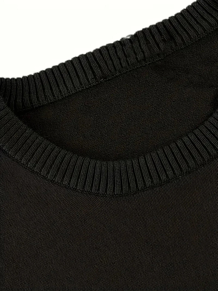 Oliver Strickpullover Herren mit Rundhals aus Baumwollmischung