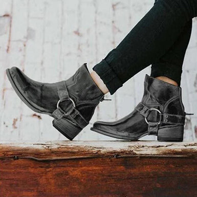 Stiefelette mit Schnallendetail - Jodi