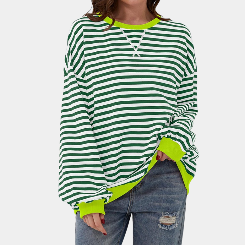 Retro-Stripe T-Shirt – Lässig & Oversize