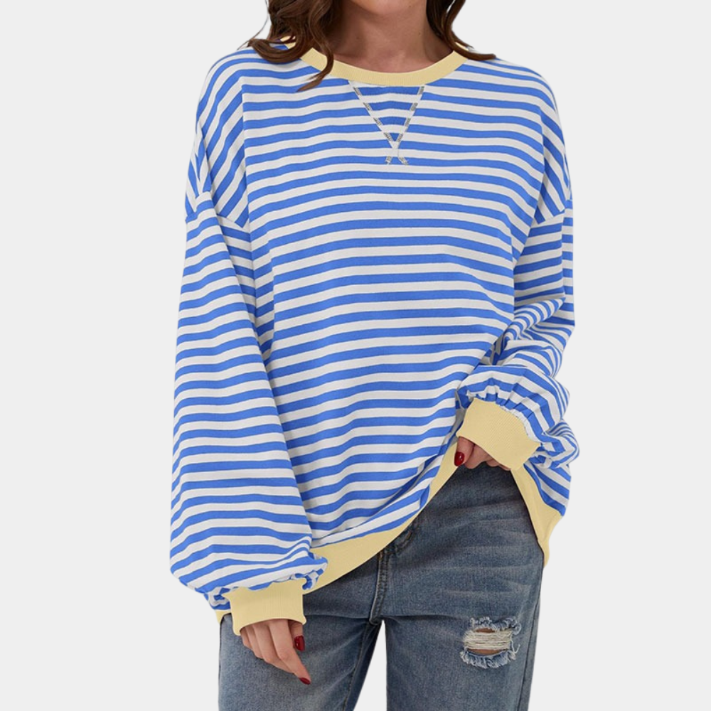 Retro-Stripe T-Shirt – Lässig & Oversize