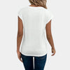 Lässiges Damen-Top mit V-Ausschnitt und eleganter Schlichtheit