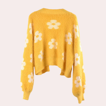 Blumenpullover für Damen