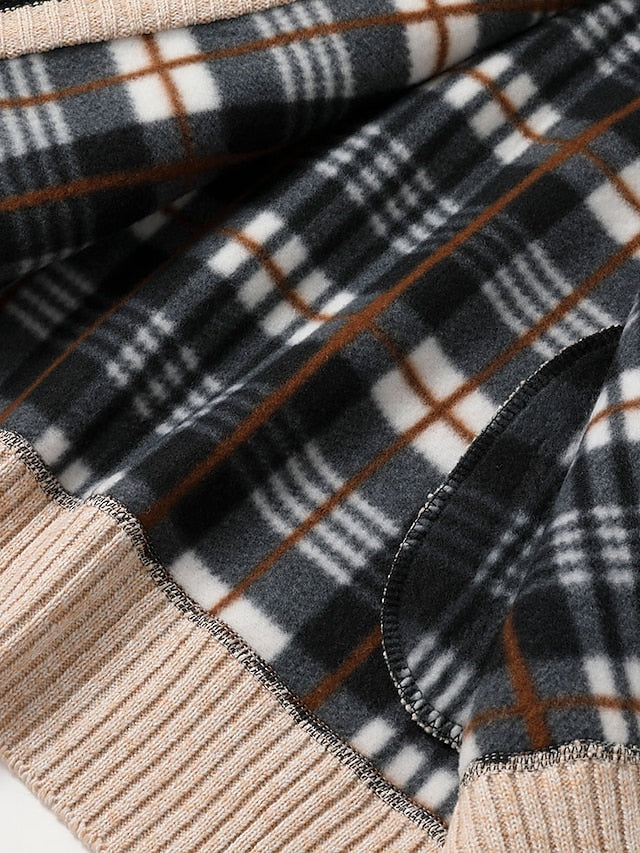 Herren-Cardigan mit Reißverschluss | Warm und bequem, normale Passform