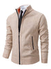 Herren-Cardigan mit Reißverschluss | Warm und bequem, normale Passform
