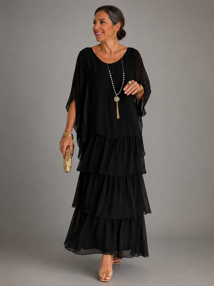 Elegantes, fliessendes Maxikleid