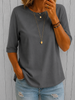 Lockeres Alltags-Halbarm-T-Shirt für Damen