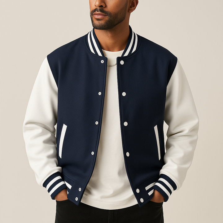 Lässige Baseballjacke für Herren für den Herbst