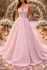 Damenkleid für Hochzeitsgäste mit besticktem Tüllrock