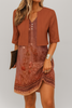 Elegantes zweiteiliges langes Rockkleid