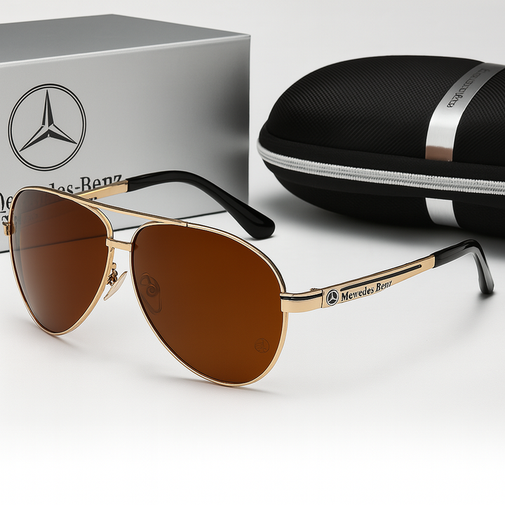 Hochwertige, blendfreie Luxus-Sonnenbrille mit polarisierten Gläsern für Autofahrer