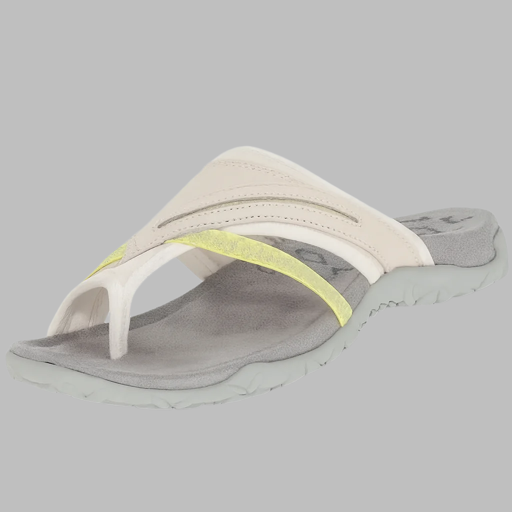 Bequeme Sandalen mit gekreuzten Riemen