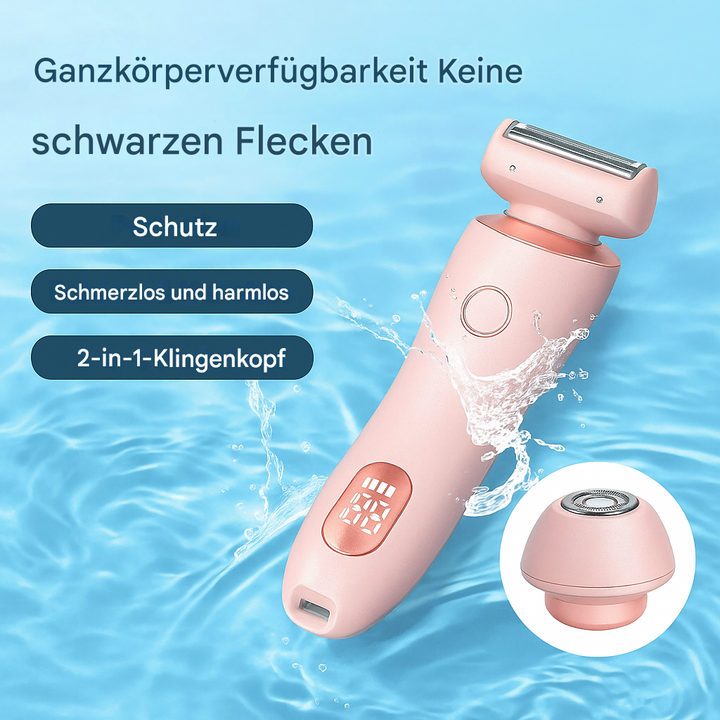 2-in-1-Elektrorasierer und -Trimmer für Damen