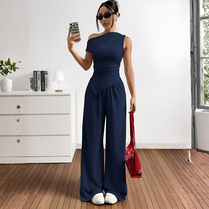 Damen lässiges Zweiteiliges Set