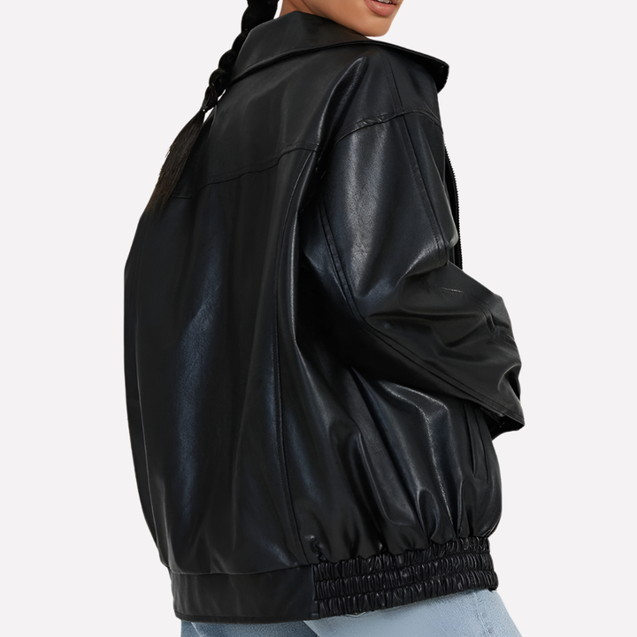 Damen Oversized Bomberjacke