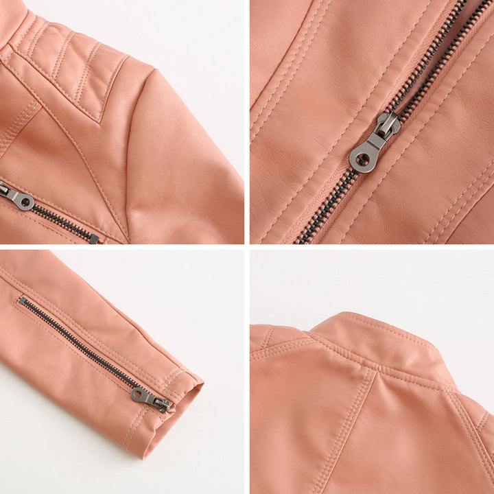 Robuste Lederjacke für Damen – Nova