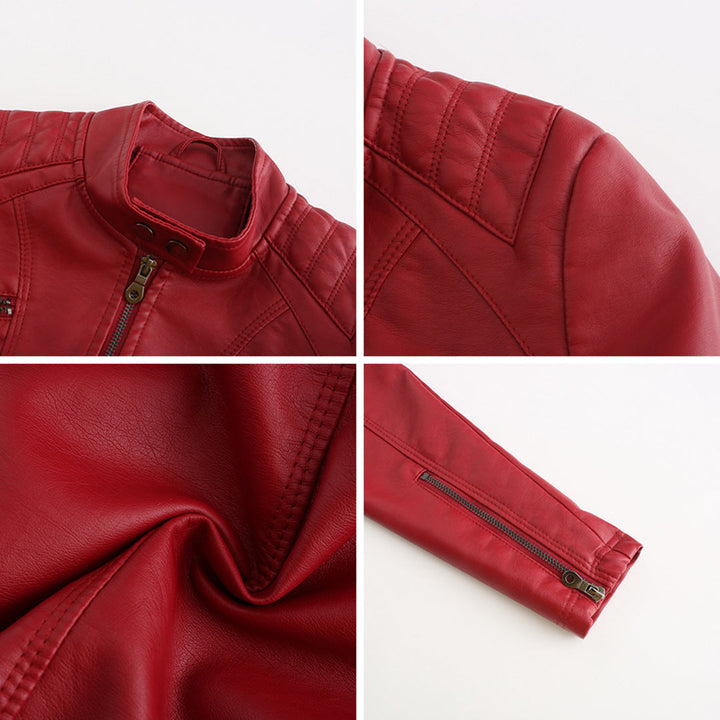 Robuste Lederjacke für Damen – Nova