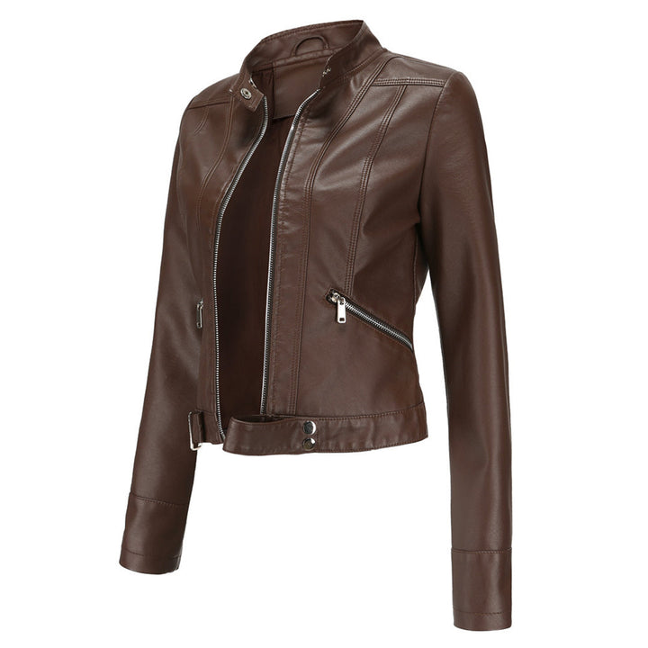 Stilvolle Damen-Lederjacke im klassischen Design - Marlene