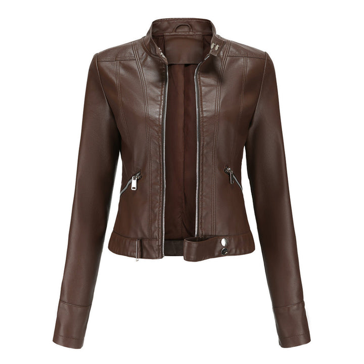 Stilvolle Damen-Lederjacke im klassischen Design - Marlene