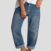 Damen-Jeans mit weitem Bein
