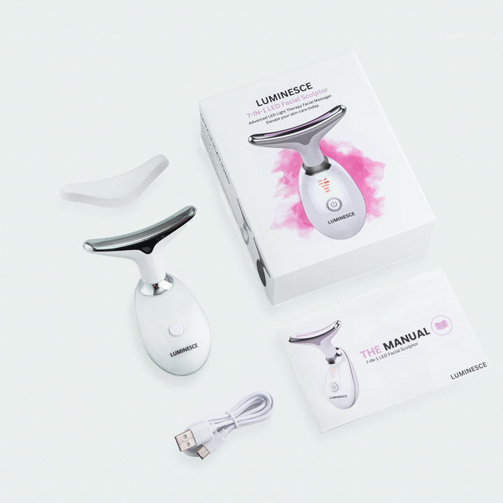 LED-Gesichtslifting- und Massagegerät 7-in-1 – Vénera