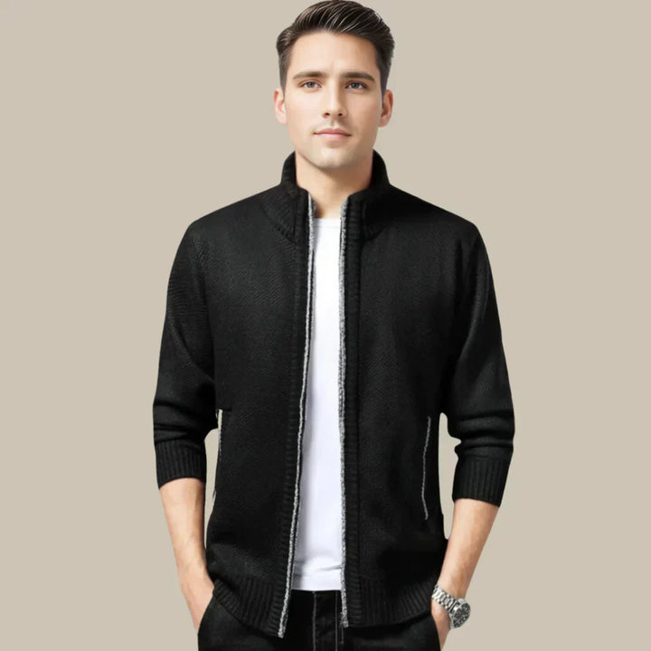 Lässige Strickjacke mit Reissverschluss - Blake
