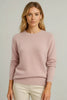 Damen-Kaschmirpullover mit Rundhalsausschnitt, weich