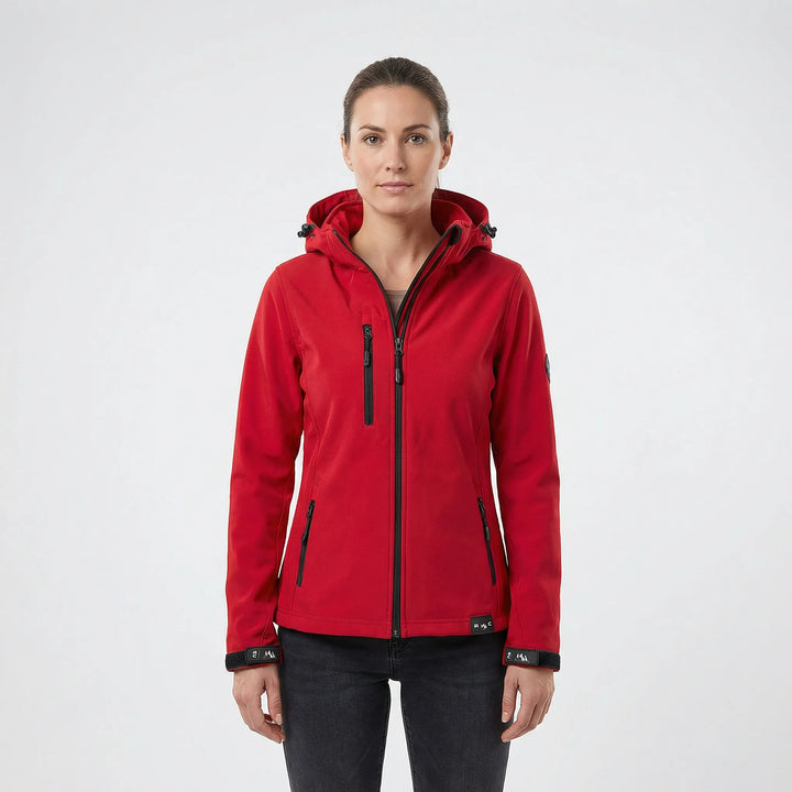 Damen-Softshelljacke mit Kapuze - Maxima