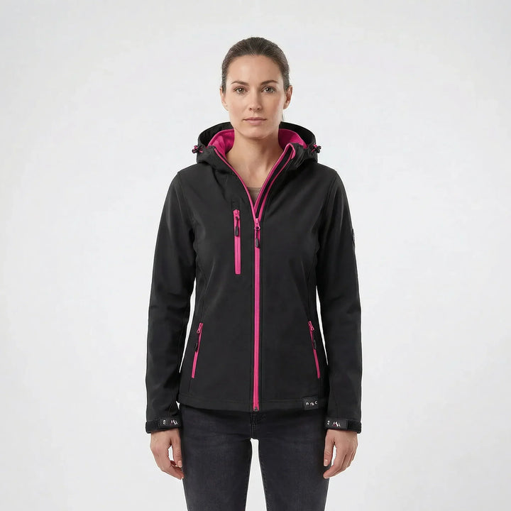 Damen-Softshelljacke mit Kapuze - Maxima