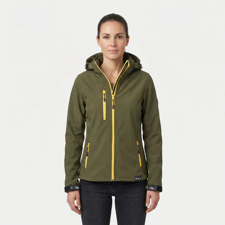 Damen-Softshelljacke mit Kapuze - Maxima