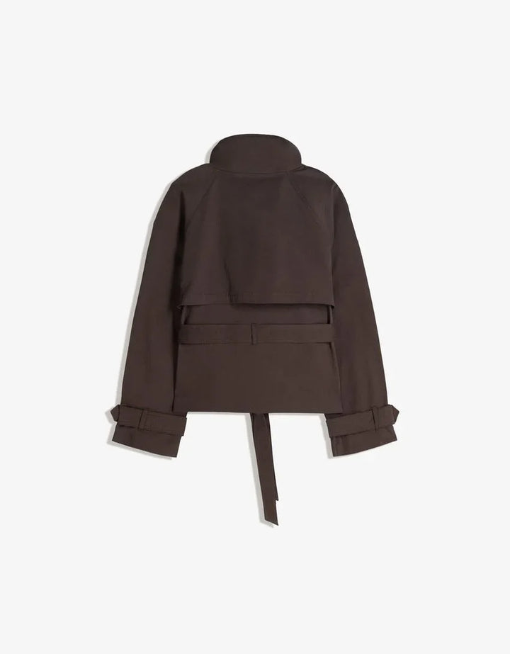 Damen-Trenchcoat klassisch mit Bindegürtel
