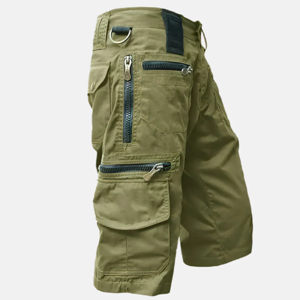 Utility-Cargoshorts für Herren mit knielanger Passform