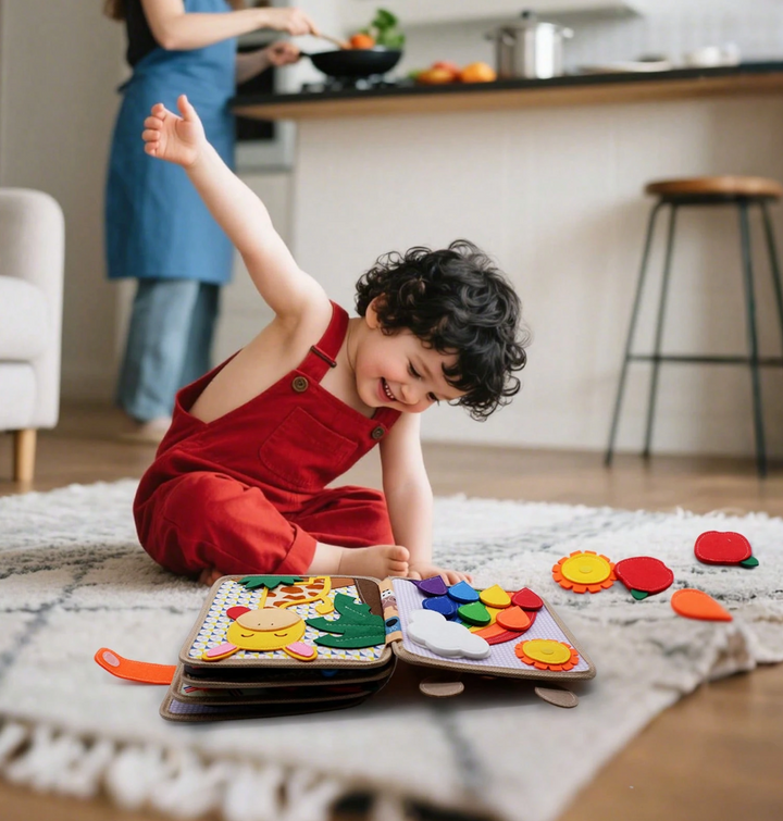Montessori-Beschäftigungsbuch – Lernen durch Spielen