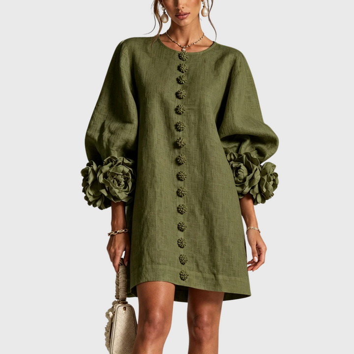 Elegantes Minikleid mit Puffärmeln