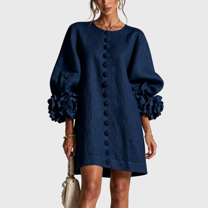 Elegantes Minikleid mit Puffärmeln