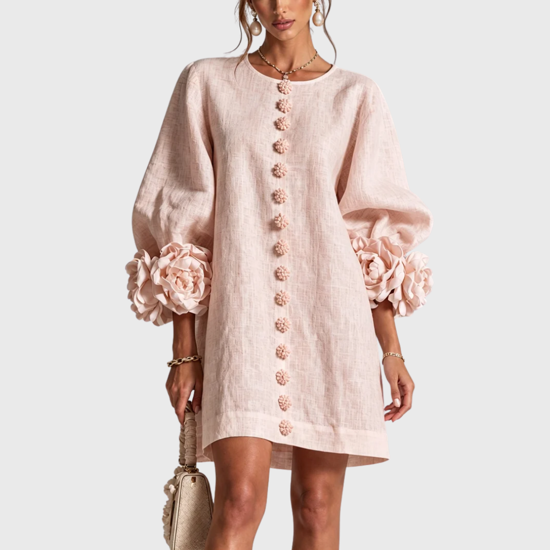 Elegantes Minikleid mit Puffärmeln
