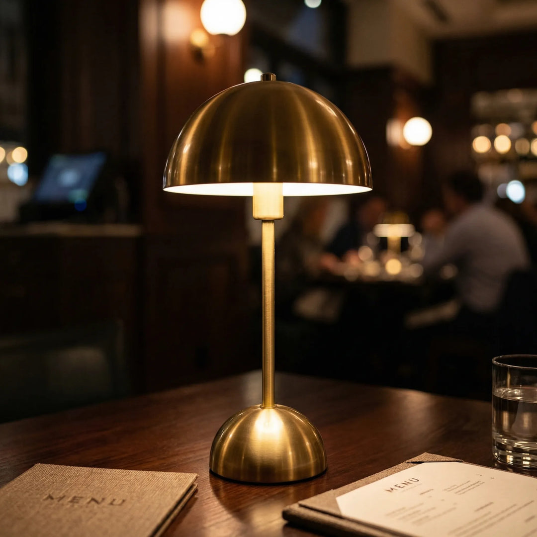 Kuppelförmige Tischlampe mit Touch‑Bedienung – Ambivara