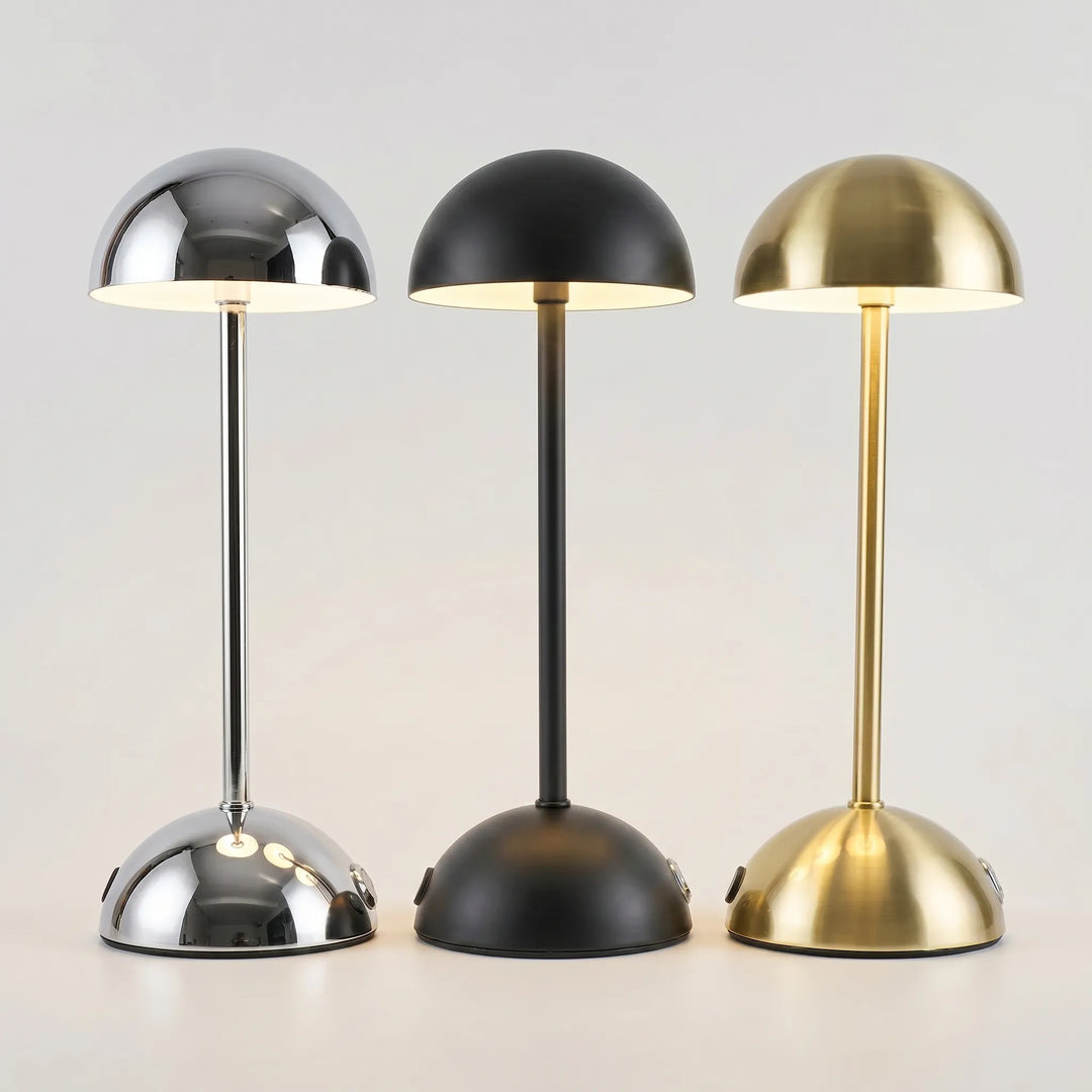 Kuppelförmige Tischlampe mit Touch‑Bedienung – Ambivara