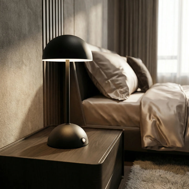 Kuppelförmige Tischlampe mit Touch‑Bedienung – Ambivara