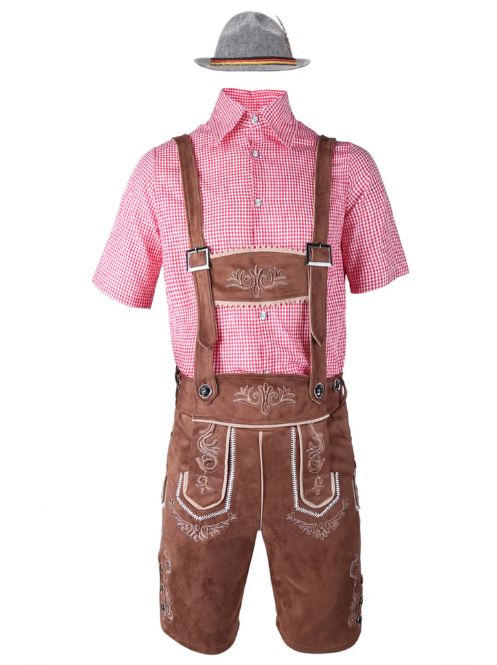 Herren-Lederhosen-Kostüm für das deutsche Oktoberfest