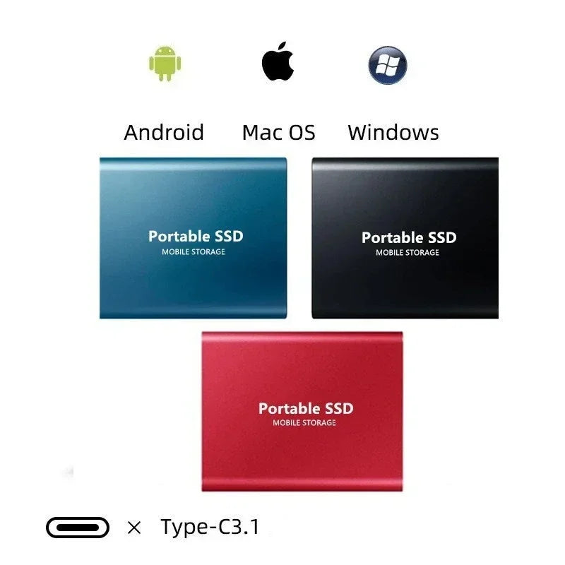 Tragbare SSD – hohe Geschwindigkeit, kompaktes Design