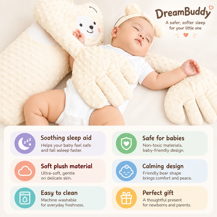 DreamBuddy – Beruhigendes Kuscheltier zum Einschlafen für Babys