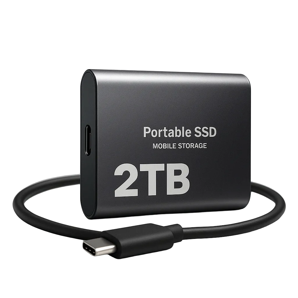 Externe 2 TB SSD mit hoher Geschwindigkeit