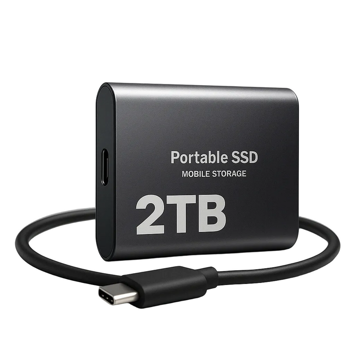 Externe 2 TB SSD mit hoher Geschwindigkeit