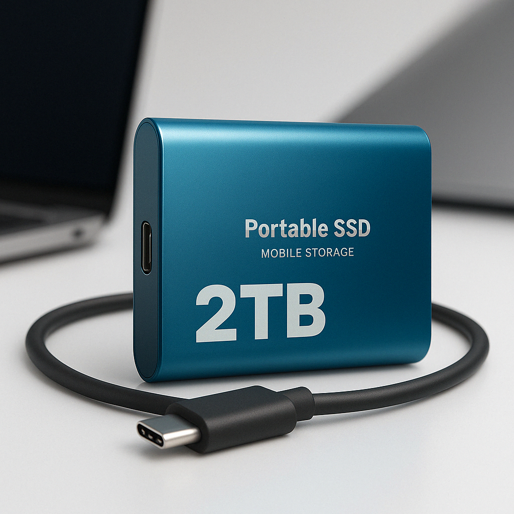 Externe 2 TB SSD mit hoher Geschwindigkeit