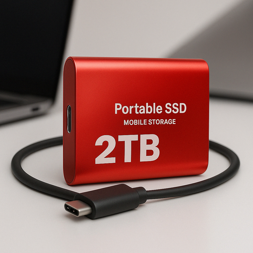 Externe 2 TB SSD mit hoher Geschwindigkeit