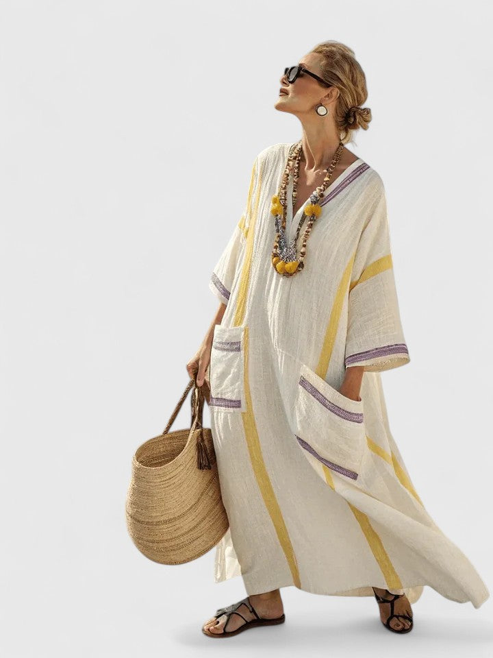 Elegantes Maxikleid für Damen – Boho-Stil für den Sommer
