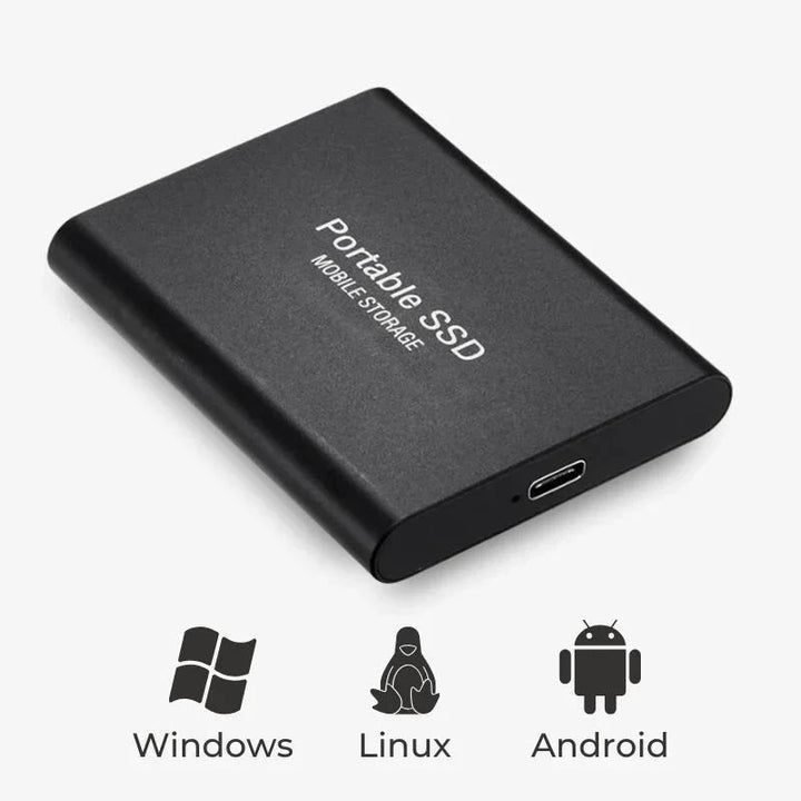Tragbare externe SSD mit USB 3.1 – hohe Kapazität für unterwegs
