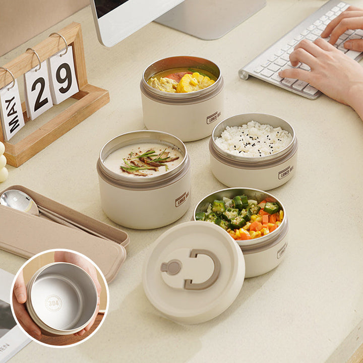 Isolierte Mehrschicht-Lunchbox mit KOSTENLOSER Tragetasche - ThermoBox