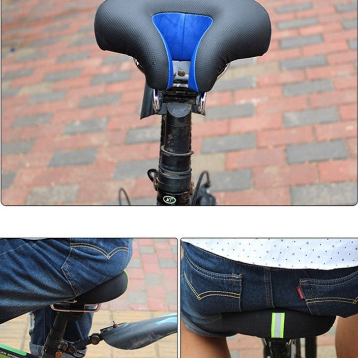 Fahrradsattel | Ohne Nase, Ergonomisch | Breite Schaumstoffpolsterung | Ridora